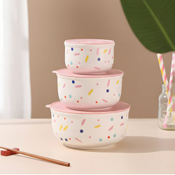 Metal Tupperware Set - 3 Pcs	